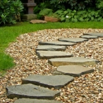Stepping Stone Paths Using Fieldstone